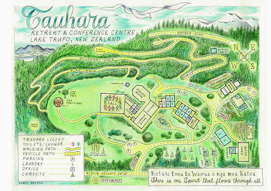 Map of Tauhara
